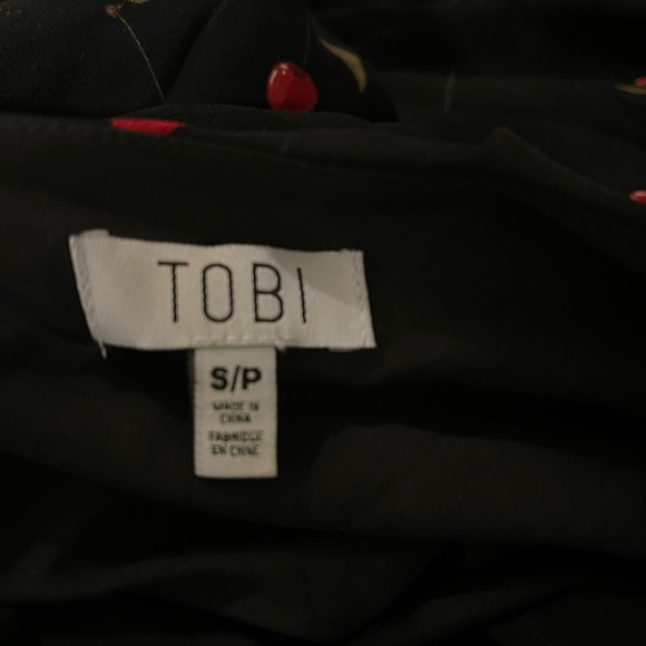 Tobi + Cherry Dress + Black and Red + Small - Picture 3 of 3